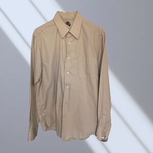 Croft & Barrow Tan Classic Button Down Shirt